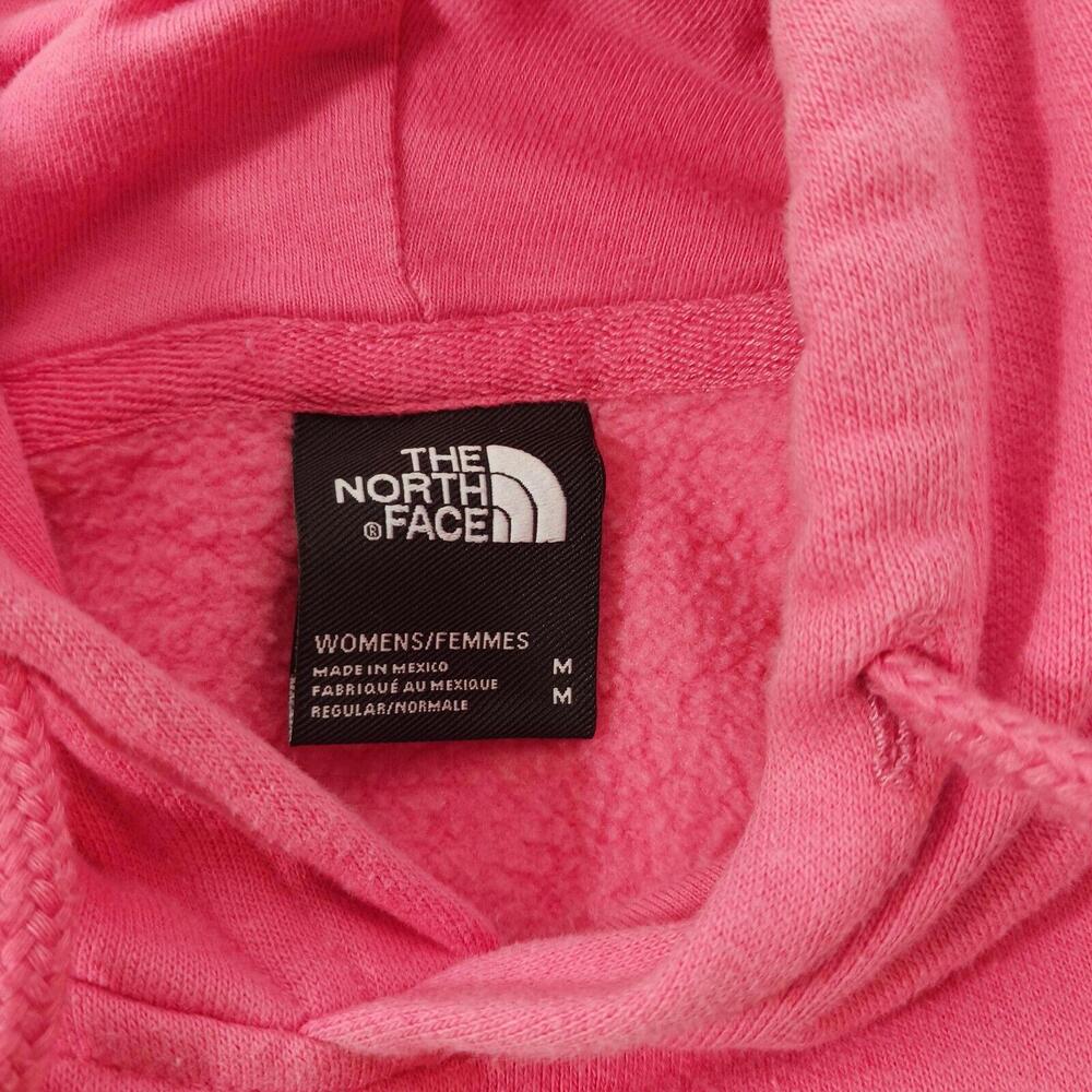 The North Face Women's Pink Cotton Blend Pullover Drawstring Hoodie Sweatshirt M - Picture 3 of 16